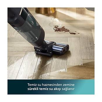 PHILIPS XW7110/01 AQUA TRIO  ISLAK KURU SARJLI KABLOSUZ DIK SUPURGE