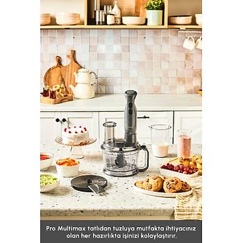 Karaca Pro Multimax 6 in 1 �ok Ama�l� Mutfak Robotu 2000W Space Gray