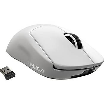 LOGITECH G PRO X SUPERLIGHT HERO 25.600 DPI 400 IPS LIGHTSPEED KABLOSUZ BEYAZ 910-005943