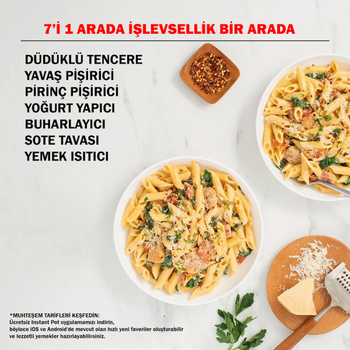 INSTANT�POT MINI 7 IN 1 3 LT BASINCLI BUHARLI COK AMACLI PISIRICI