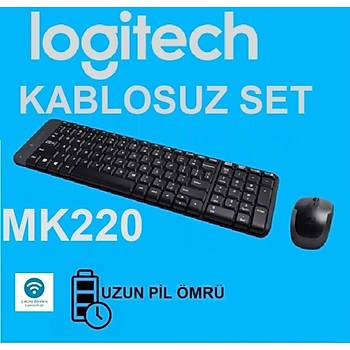 Logitech MK220 Kablosuz Klavye Mouse Set 920-003163