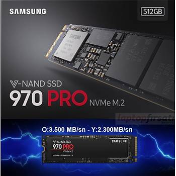 Samsung 512GB 970 Pro NVME M.2 SSD 3500/2300MB/S MZ-V7P512BW 5Y GRNTÝ