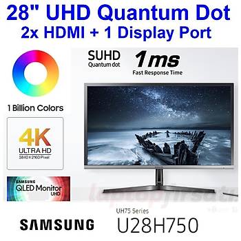 Samsung UHD LU28H750UQMXUF 27.9