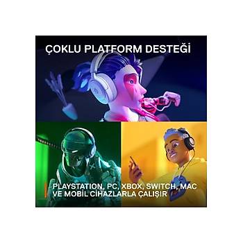 Steelseries Arctis Nova 1P Beyaz SSH61612 Kablolu Oyuncu Kulakl�k