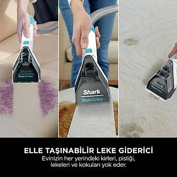 Shark StainStriker ? Pet Ba�l�kl�, Koltuk Y�kama ve Leke ��karma Makinesi PX200EUT