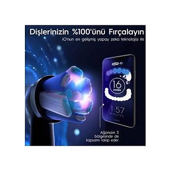ORAL B iO 10 �arjl� Di� F�r�as� + Manyetik �arj + Seyahat Kab� Stardust Beyaz