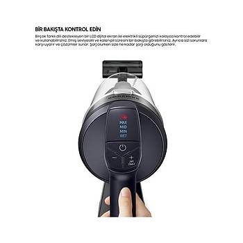 Samsung VS20B75ACR5/TR Jet 75E �arjl� Dikey S�p�rge, 200W Emi� G�c�, Dijital Invert�r Motor