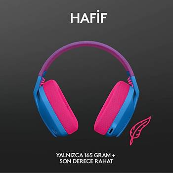 Logitech G435 Lightspeed Mavi 981-001062 Kablosuz Oyuncu Kulakl�k