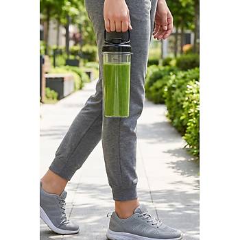 Karaca S�rahili Blendfit Go 1000 ml+600 ml Antrasit Buz K�r�c�l� �ift Hazne Smoothie Blender Set