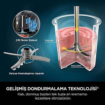 Ninja CREAMi Deluxe 10-in-1 Dondurma ve Frozen Makinesi-Blackberry NC502EUND