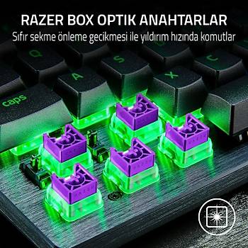 Razer Huntsman V3X Q Trke Tenkeyless Klavye Purple Switch RZ03-05021800-R3L1