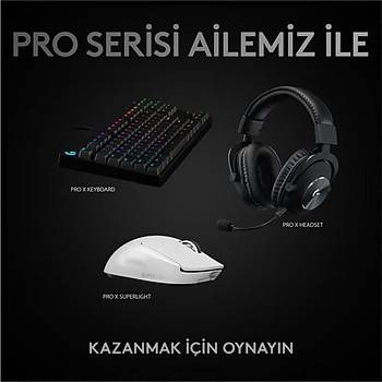 LOGITECH G PRO X SUPERLIGHT HERO 25.600 DPI 400 IPS LIGHTSPEED KABLOSUZ BEYAZ 910-005943