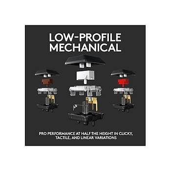 Logitech G815 Tactile Switch 920-008993 Lightsync Siyah Q T�rk�e RGB Kablolu Mekanik Oyuncu Klavyesi