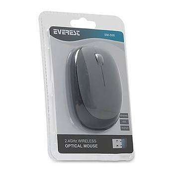 Everest Sm-508 Usb Gri/Siyah 2.4Ghz Kablosuz Mouse