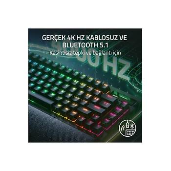 Razer BlackWidow V4 Pro%75 RZ03-05130300-R3E1 Orange Switch RGB OLED Kablosuz Mekanik Oyuncu Klavye