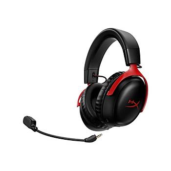HyperX 77Z46AA Cloud III Siyah-K�rm�z� DTS X Kablosuz Oyuncu Kulakl���