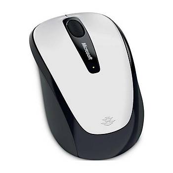 Microsoft Wireless 3500 Kablosuz Parlak Beyaz Mouse (GMF-00196)