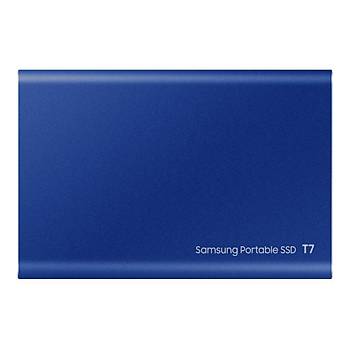 Samsung T7 2TB MU-PC2T0H/WW 1050MB-1000MB/Sn USB 3.2 Gen2 Harici SSD Mavi 3 YIL Samsung TURKIYE Garantili