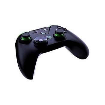 Pusat Clutch Titreim Geri Bildirimli ift Mod Kablosuz (Bluetooth ve 2.4 GHz) Gamepad - Siyah