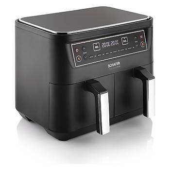 SCHAFER FIT FRY DUAL AIRFRYER SIYAH