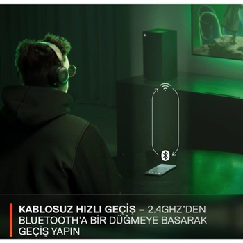 Steelseries Arctis Nova 5X Siyah SSH61676 Kablosuz Oyuncu Kulakl�k 2 YIL STEELSERIES TURKIYE GARANTILIDIR