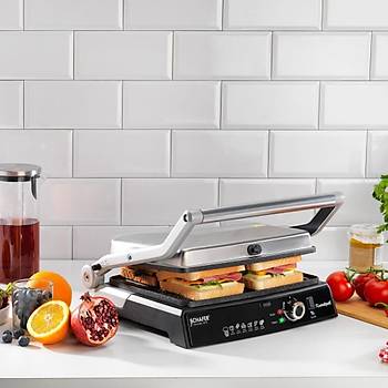 SCHAFER CONCEPT GRILL 2000 WATT TOST MAKINESI INOX