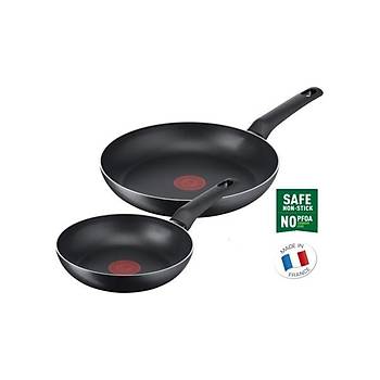 TEFAL B55690 TITANYUM 1X SIMPLECOOK 2'LI TAVA SETI 20/26 CM - 2100126824