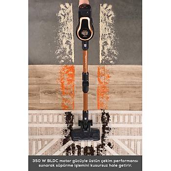 Karaca Vantuz Power Up Pro Dikey S�p�rge Black Copper