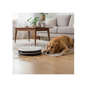 Homend Alex 1288H Moplu ve Ak�ll� Robot S�p�rge Gyroscope Beyaz