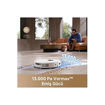Dreame L40 Ultra CE Robot S�p�rge Beyaz, 13.000Pa