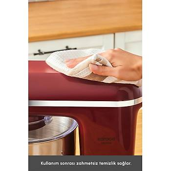 Karaca Chefcrafter Hamur Yo�urma Makinesi Red 1900W 7L