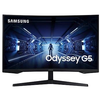 Samsung Odyssey G5 LC27G55TQBUXUF 27 QHD 1ms 144Hz Freesync HDR10 1000R CURVED VA Panel GAMING MONITOR