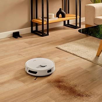 HOMENDALEX LASER 1291H MOPLU VE HARITALAMALI 5 KPA ROBOT SUPURGE BEYAZ 2025