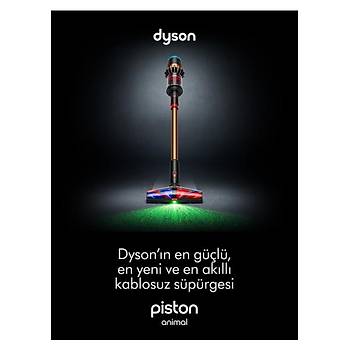 Dyson V16 Piston Animal Kablosuz S�p�rge (Mat Siyah/bak�r) 492963-01