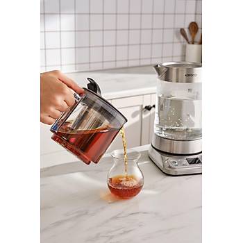 Karaca x Refika G�nl�bol Xl Cam �ay Makinesi Chrome