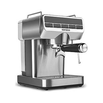 Karaca Coffee Art 1362 S�t K�p�rt�c�l� 20 Bar Bas�n�l� Espresso Latte Capp. Americano Mak. 1,5l Inox
