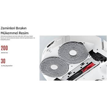 ROBOROCK QREVO CURV 18.500 Pa AKILLI ROBOT SUPURGE BEYAZ 2 YIL RESMI DISTRIBUTOR GARANTILI