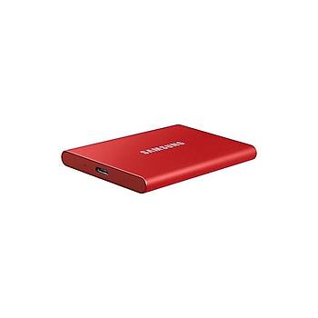 Samsung T7 1TB MU-PC1T0R/WW 1050MB-1000MB/Sn USB 3.2 Gen2 Harici SSD KIRMIZI 3 YIL Samsung TURKIYE Garantili