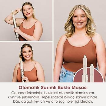 Shark Flexstyle 3-In-1 Sa� Kurutma & �ekillendirme Sistemi HD426SLEU - Stone