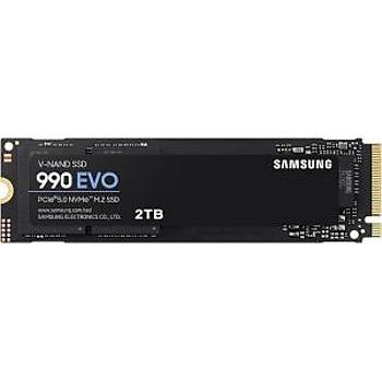 Samsung 990 EVO 2TB MZ-V9E2T0BW 5000MB-4200MBsn PCIe 4.0 x4 NVMe 2.0 M.2 SSD 5 YIL Samsung TURKIYE Garantili