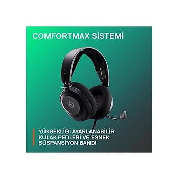Steelseries Arctis Nova 1 Siyah SSH61606 Kablolu Multi-System Oyuncu Kulakl�k 2 YIL STEELSERIES TURKIYE GARANTILIDIR