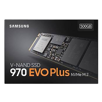 Samsung 500GB 970 Evo Plus 3500-3200MB/Sn PCIe Gen 3.0 x4, NVMe? M.2 SSD MZ-V7S500BW (5 Yýl Samsung Türkiye Garantili)