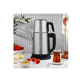 Schafer Optimal Elektrikli Paslanmaz �ay Makinesi - Inox - 1500 Watt