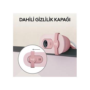 Logitech BRIO 100 Pembe 960-001623 Full HD Mikrofonlu Webcam