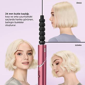 Shark Flexstyle 5-in-1 Sa� Kurutma & �ekillendirme Sistemi - Cherry HD456CREU