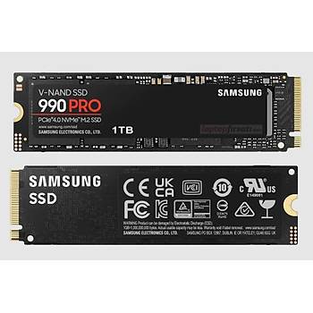 Samsung 990 PRO 2TB 7450MB-6900MB/S PCIE GEN 4.0 X4, NVME 2.0 MZ-V9P2T0BW  (5 Yýl Samsung Türkiye Garantili)