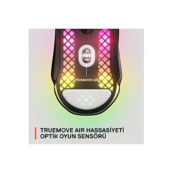 Steelseries Aerox 5 Siyah SSM62406 RGB �arjl� Optik Kablosuz Oyuncu Mouse