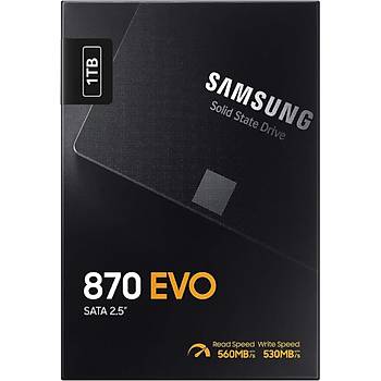 Samsung 870 EVO 1TB MZ-77E1T0BW 560MB-530MB/sn Sata3 2.5