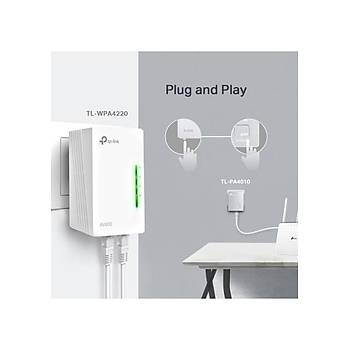TP-Link TL-WPA4220 KIT | Powerline Adapt�r Seti | AV600 + N300 Mbps | Ethernet Port | Stabil Ba�lant� | Kolay Kurulum | Tak ve �al��t�r | T�m Modem ve Router Modelleri ile Uyumludur