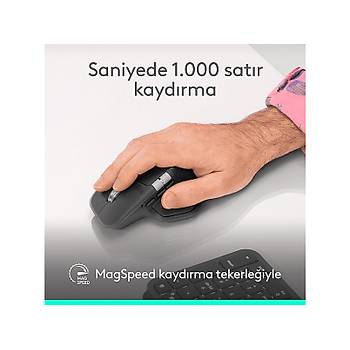 Logitech MX Master 4 Siyah 910-007562 �arjl� Kablosuz Ergonomik Mouse